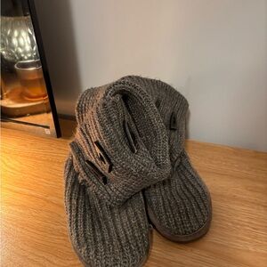 BearPaw Knit Winter Boots - Brown